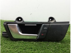 Recambio de maneta interior delantera izquierda para seat exeo (3r2) 2.0 tdi referencia OEM IAM  5.PINES CON BOTONES - PLATA