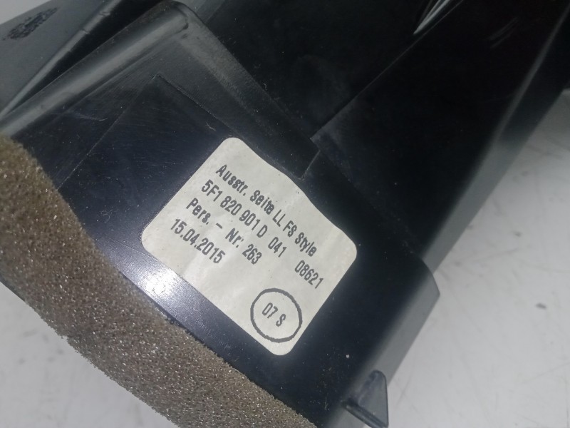 Recambio de rejilla aireadora para seat leon (5f1) 1.6 tdi referencia OEM IAM 5F1820901 IZQUIERDO 