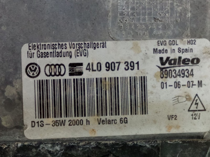 Recambio de faro izquierdo para seat altea (5p1) 2.0 tdi referencia OEM IAM  XENON 