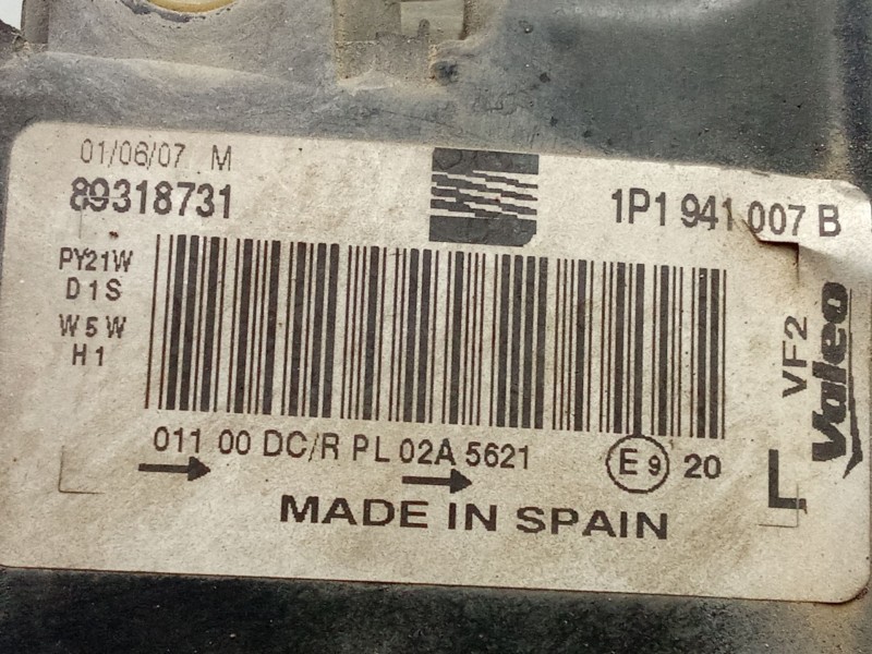 Recambio de faro izquierdo para seat altea (5p1) 2.0 tdi referencia OEM IAM  XENON 