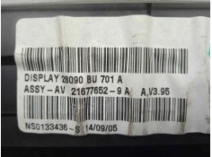 Recambio de pantalla multifuncion para nissan almera (n16/e) 2.2 dci diesel cat referencia OEM IAM 28090BU701A-216776529A   2