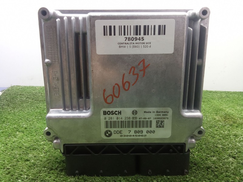 Recambio de centralita motor uce para bmw 5 (e60) 520 d referencia OEM IAM 0281014238 - DDE7809000  BOSCH