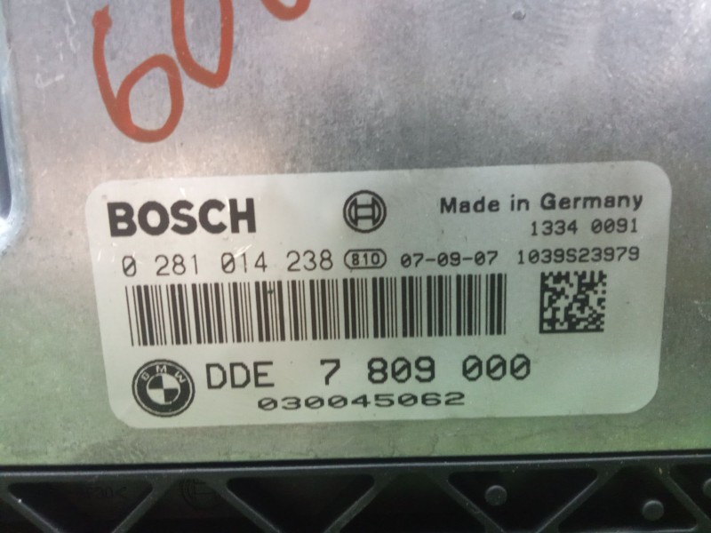 Recambio de centralita motor uce para bmw 5 (e60) 520 d referencia OEM IAM 0281014238 - DDE7809000  BOSCH