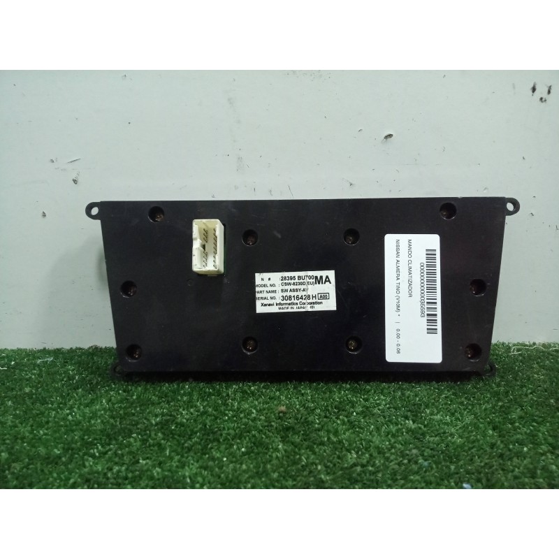 Recambio de mando climatizador para nissan almera tino (v10m) referencia OEM IAM 28395BU700-30816428H  30816428H