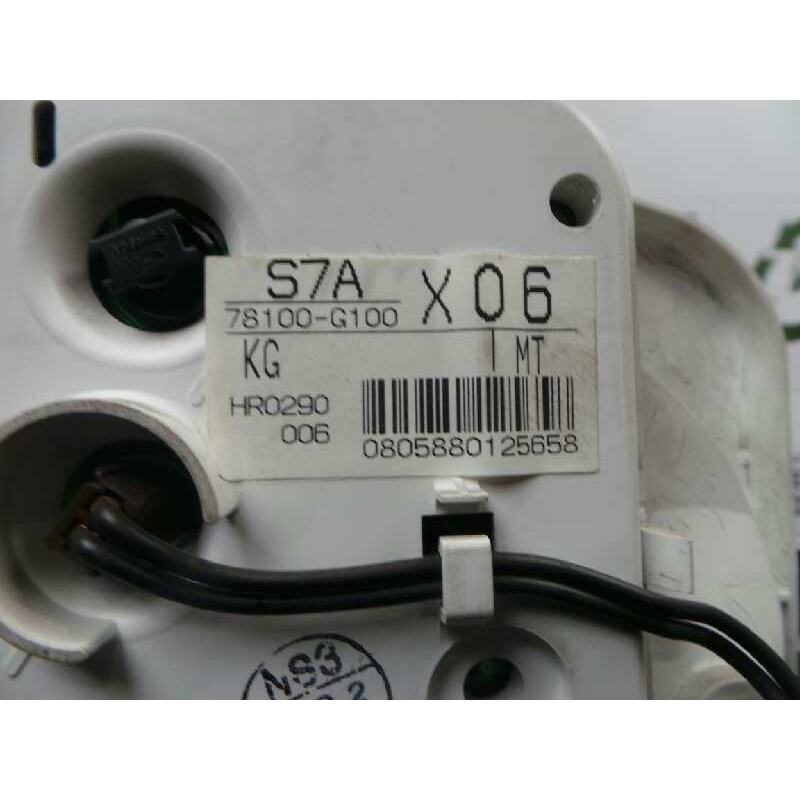 Recambio de cuadro instrumentos para honda stream (rn1/3) 1.7 cat referencia OEM IAM 78100S7AG100  