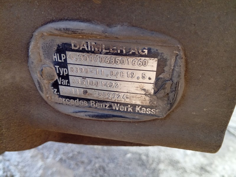 Recambio de puente trasero para mercedes-benz atego 1321 ls 4x2 referencia OEM IAM   