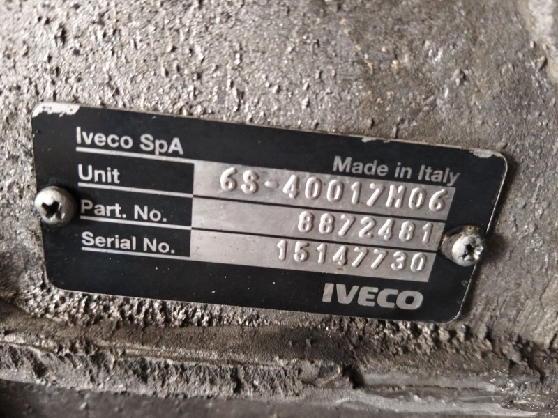 Recambio de caja cambios para iveco daily iv caja/chasis 35c15 referencia OEM IAM  6 VELOCIDADES MANUAL