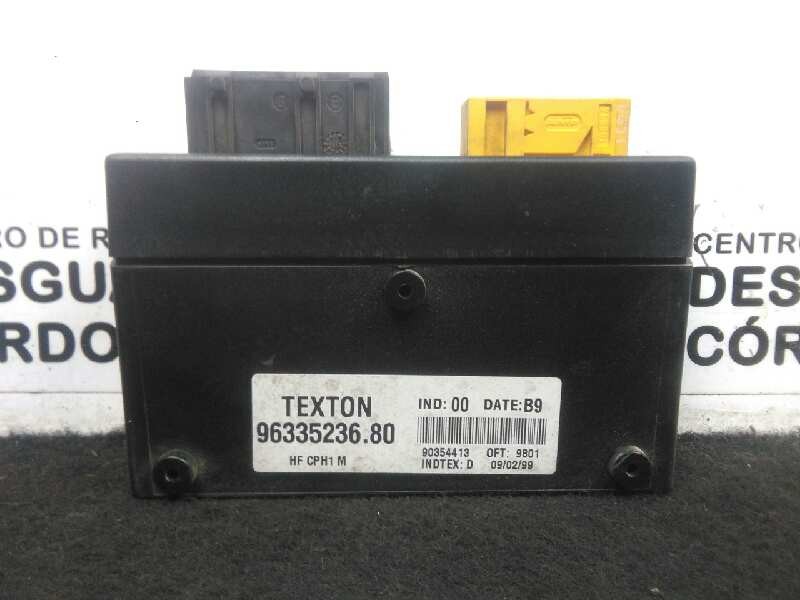 Recambio de centralita check control para citroën xsara berlina 1.9 diesel referencia OEM IAM 9633523680-90354413 TEXTON 