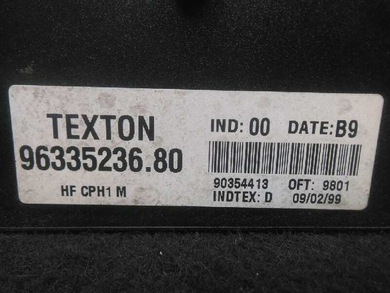 Recambio de centralita check control para citroën xsara berlina 1.9 diesel referencia OEM IAM 9633523680-90354413 TEXTON 