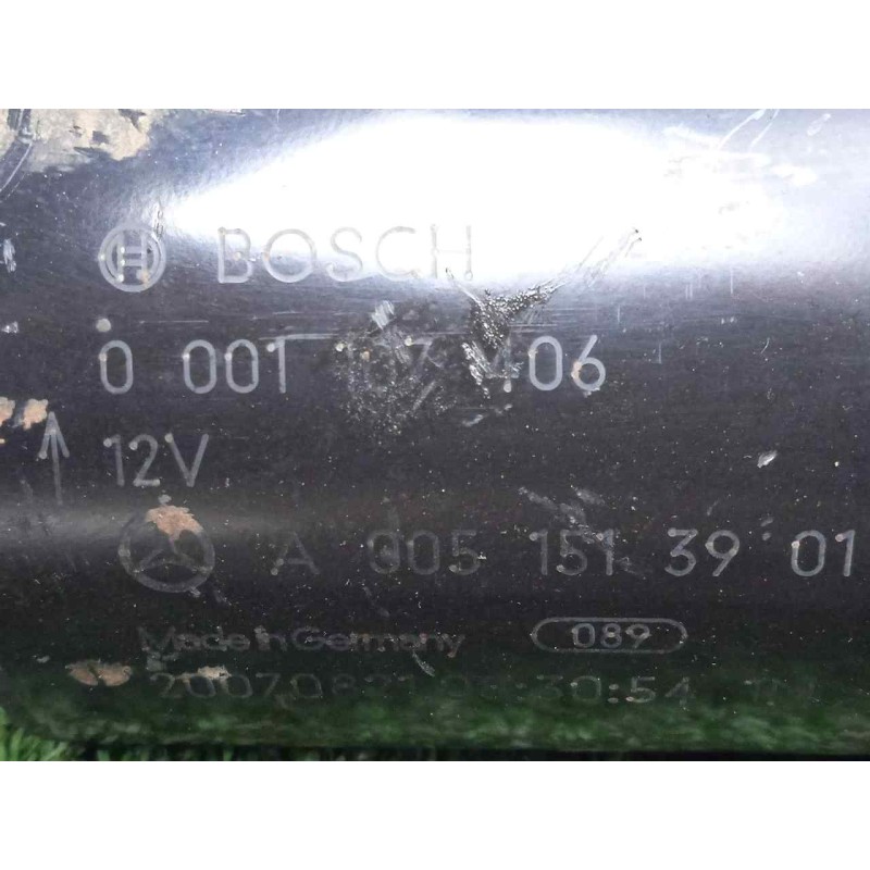 Recambio de motor arranque para mercedes-benz clase c (w203) sportcoupe 1.8 cat referencia OEM IAM A0051513901-0001107406 9.DIEN