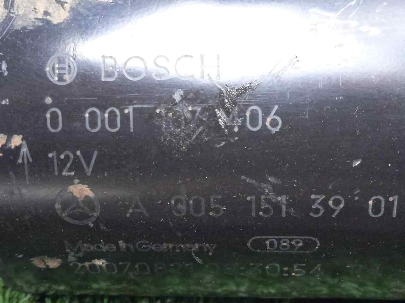 Recambio de motor arranque para mercedes-benz clase c (w203) sportcoupe 1.8 cat referencia OEM IAM A0051513901-0001107406 9.DIEN