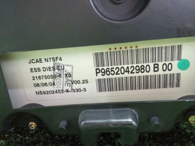 Recambio de cuadro instrumentos para citroën xsara (n1) 1.4 hdi referencia OEM IAM 9652042980 - 216750596  