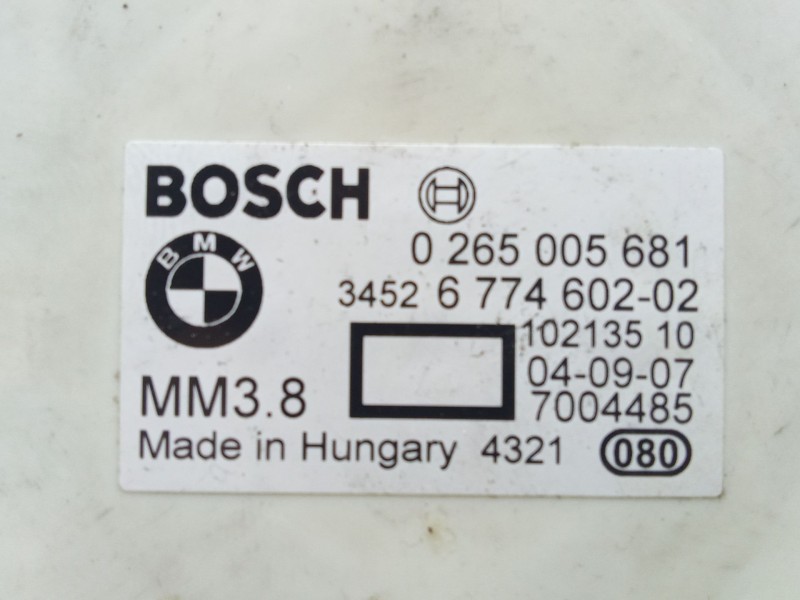 Recambio de modulo electronico para bmw 5 (e60) 520 d referencia OEM IAM 0265005681 - 677460202 4.PINES BOSCH