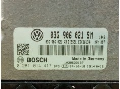 Recambio de centralita motor uce para seat altea xl (5p5) 1.9 tdi referencia OEM IAM 0281014417 - 03G906021SM EDC16U34 BOSCH 2