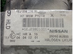Recambio de faro izquierdo para nissan primera (p12) 1.9 dci referencia OEM IAM 1EJ23801001 03-07 - H7 HELLA 2