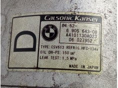 Recambio de compresor aire acondicionado para bmw x3 (e83) 2.0 d referencia OEM IAM A4101130A023 R134A  2