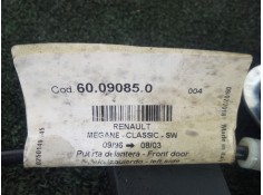 Recambio de elevalunas delantero izquierdo para renault megane i classic (la0/1_) 1.9 dti (la1u) referencia OEM IAM D236305 - 02 2