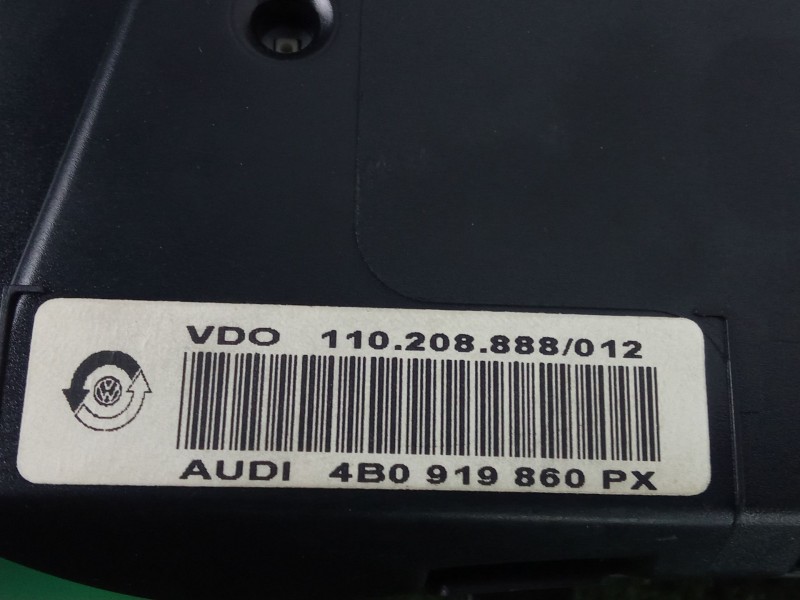 Recambio de cuadro instrumentos para audi a6 c5 (4b2, 4b4) 1.8 t referencia OEM IAM 4B0919860PX  