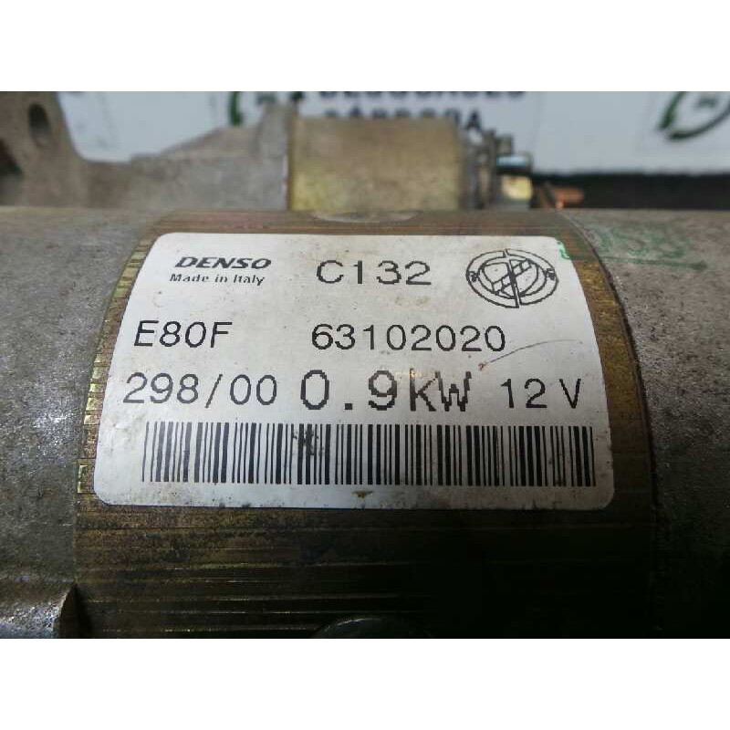 Recambio de motor arranque para fiat seicento (187) 1.1 referencia OEM IAM 63102020 DENSO 8.DIENTES