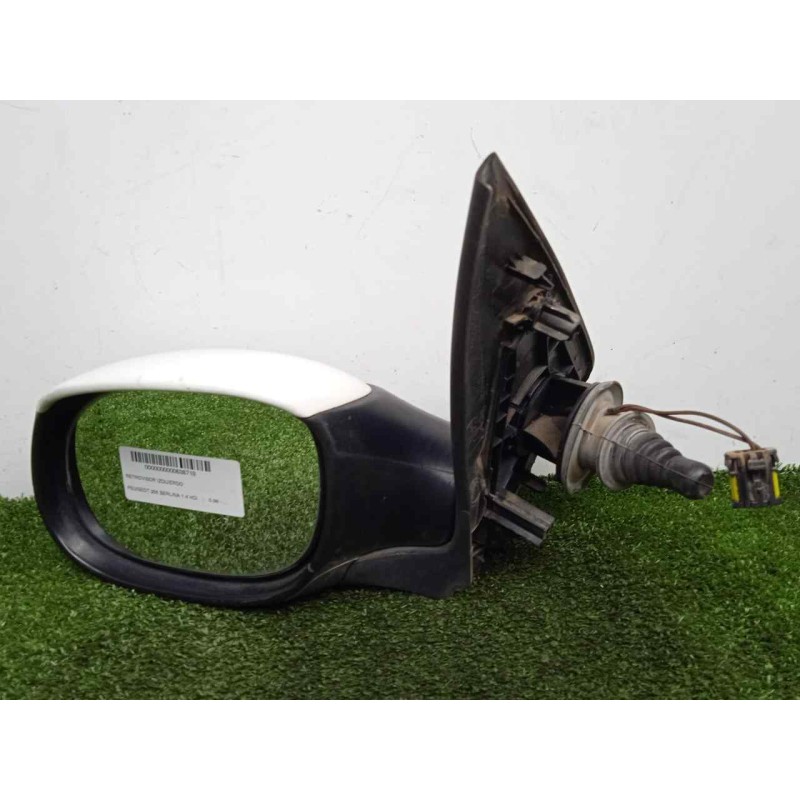 Recambio de retrovisor izquierdo para peugeot 206 berlina 1.4 hdi referencia OEM IAM SINREFERENCIA MANUAL - 2.CABLES BLANCO
