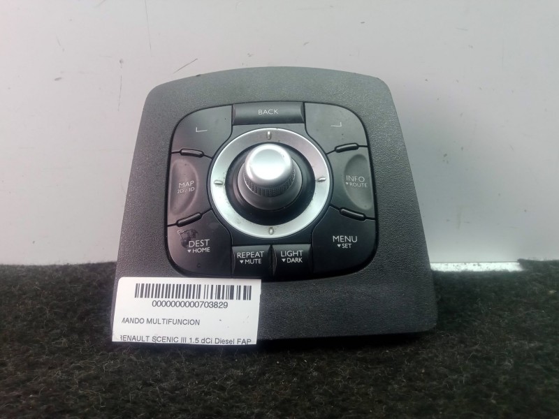 Recambio de mando multifuncion para renault scenic iii 1.5 dci diesel fap referencia OEM IAM 253B00345R-CSW2011RN-UQW0312-033634