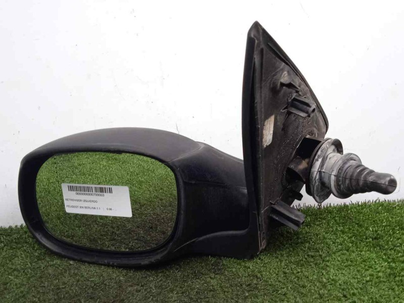 Recambio de retrovisor izquierdo para peugeot 206 berlina 1.1 referencia OEM IAM CP6465000 MANUAL NEGRO