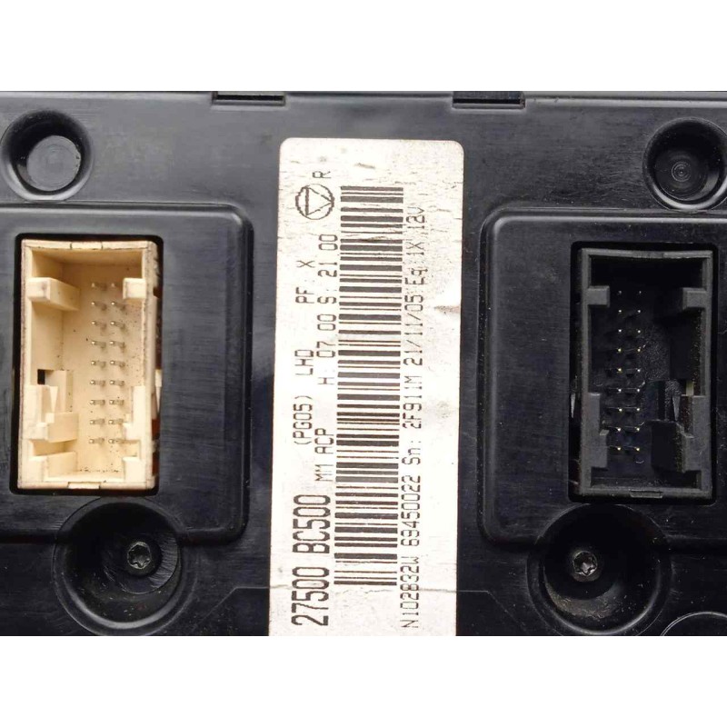 Recambio de mando climatizador para nissan micra (k12e) 1.4 cat referencia OEM IAM 27500BC500  