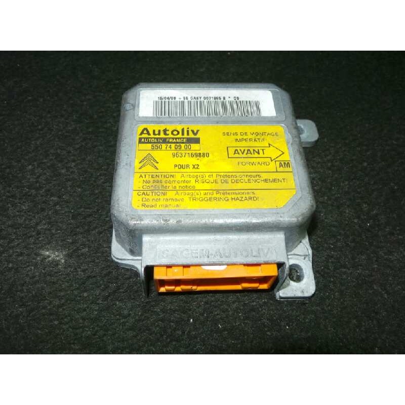 Recambio de centralita airbag para citroën xantia berlina 1.9 turbodiesel referencia OEM IAM 9637169880-550740900 AUTOLIV 