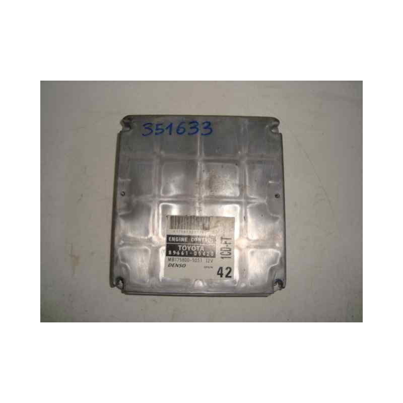 Recambio de centralita motor uce para toyota avensis berlina (t 22) 2.0 d4-d luna (5-ptas.) referencia OEM IAM 8966105420-MB1758