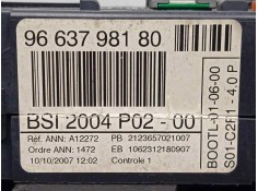 Recambio de centralita check control para peugeot 308 1.6 16v referencia OEM IAM 9663798180-BSI2004P02 BSI2004P02  2