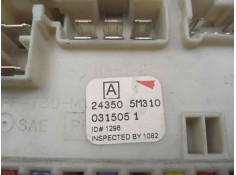 Recambio de caja reles / fusibles para nissan almera (n16/e) 2.2 dci diesel cat referencia OEM IAM 243505M310   2