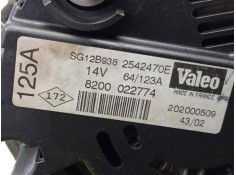 Recambio de alternador para nissan almera (n16/e) 1.5 dci turbodiesel cat referencia OEM IAM 8200022774-SG12B038-2542470E-202000 2