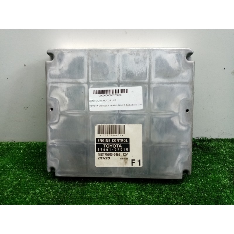 Recambio de centralita motor uce para toyota corolla verso (r1) 2.0 turbodiesel cat referencia OEM IAM 896610F010-MB1758006463  