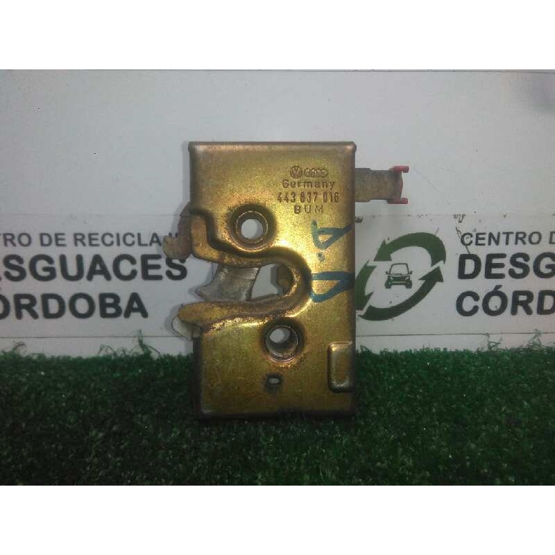 Recambio de cerradura puerta delantera derecha para audi 100 berlina (443) 2.0 turbodiesel referencia OEM IAM 443837016 MECANICA