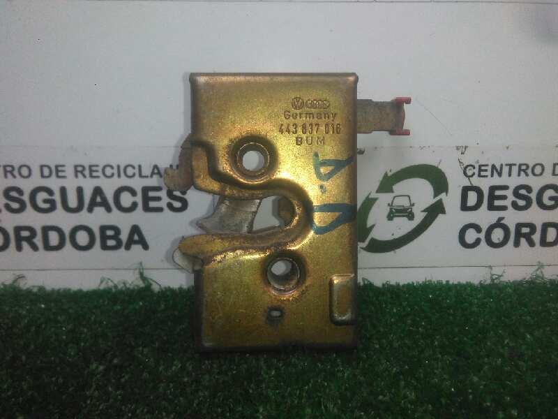 Recambio de cerradura puerta delantera derecha para audi 100 berlina (443) 2.0 turbodiesel referencia OEM IAM 443837016 MECANICA