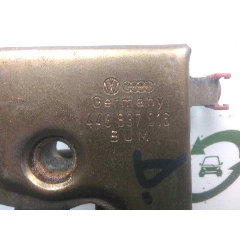 Recambio de cerradura puerta delantera derecha para audi 100 berlina (443) 2.0 turbodiesel referencia OEM IAM 443837016 MECANICA