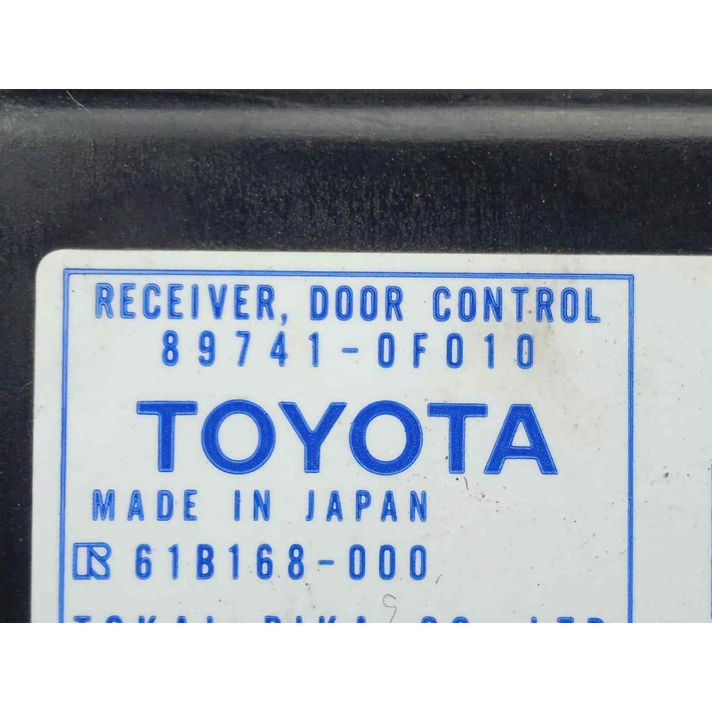 Recambio de centralita cierre para toyota corolla verso (r1) 2.0 turbodiesel cat referencia OEM IAM 897410F010  