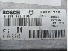 Recambio de centralita motor uce para peugeot 206 berlina 1.6 referencia OEM IAM 0261206216-9632693980-MP72 MP72 BOSCH 2