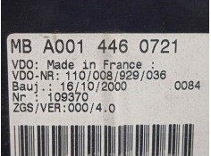 Recambio de cuadro instrumentos para mercedes-benz sprinter 02.00  caja cerrada, techo elevado 2.2 cdi cat referencia OEM IAM A0 2