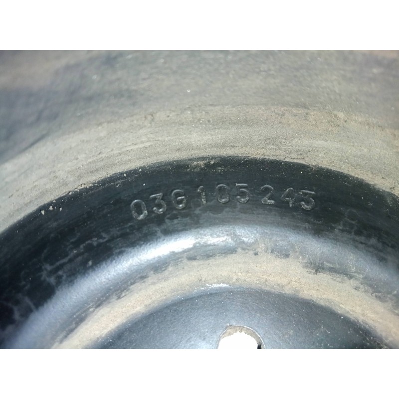 Recambio de polea cigueñal para seat altea (5p1) 1.9 tdi referencia OEM IAM 03G105243  DIAMETRO: 143 MM