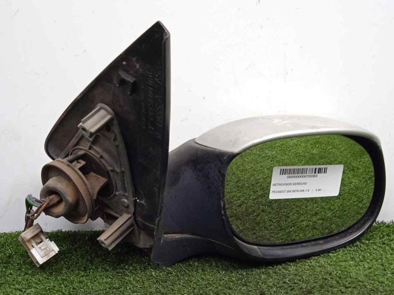 Recambio de retrovisor derecho para peugeot 206 berlina 1.6 referencia OEM IAM SINREFERENCIA ELECTRICO - 7.PINES GRIS