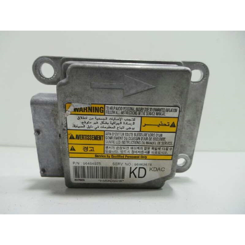 Recambio de centralita airbag para chevrolet matiz 1.0 cat referencia OEM IAM 96484976-96463674-897003-HM5KD6AHK  