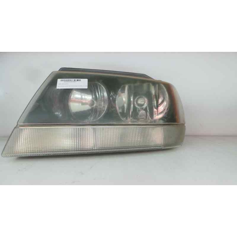 Recambio de faro izquierdo para chrysler jeep gr.cherokee (wj/wg) 2.7 crd cat referencia OEM IAM  FONDO.NEGRO DOBLE.OPTICA