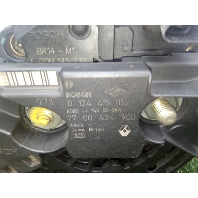 Recambio de alternador para renault megane i fase 2 classic (la..) 1.6 referencia OEM IAM 0124415014-7700434900 98AH - BOSCH POL