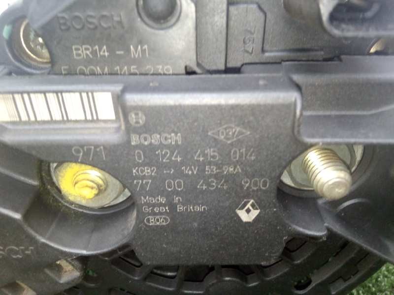 Recambio de alternador para renault megane i fase 2 classic (la..) 1.6 referencia OEM IAM 0124415014-7700434900 98AH - BOSCH POL
