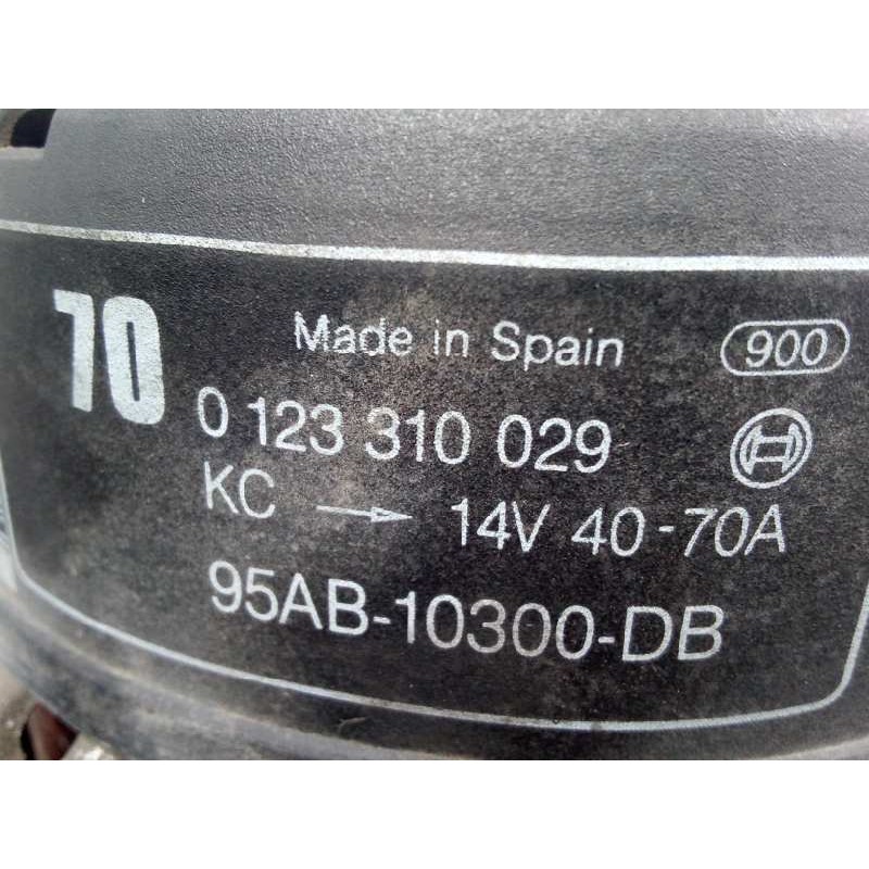 Recambio de alternador para ford escort berl./turnier 1.6 16v cat referencia OEM IAM 0123310029-95AB10300DB 70AH - BOSCH POLEA.F