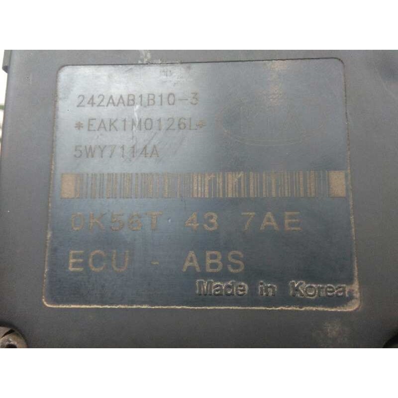 Recambio de abs para kia carnival ii 2.9 crdi cat referencia OEM IAM 0K56T437A0-BH60102400-0K56T437AE-242AAB1B103 MANDO 