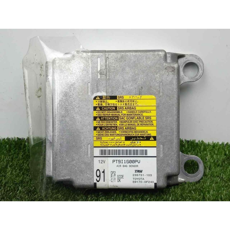 Recambio de centralita airbag para toyota corolla verso (r1) 2.0 turbodiesel cat referencia OEM IAM 235731103-891700F240 CON.TAR