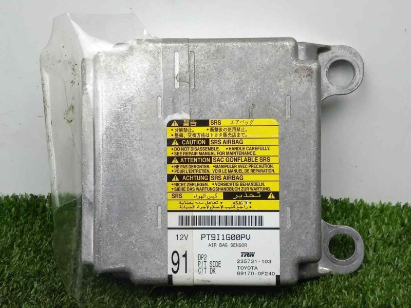 Recambio de centralita airbag para toyota corolla verso (r1) 2.0 turbodiesel cat referencia OEM IAM 235731103-891700F240 CON.TAR