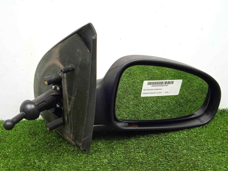 Recambio de retrovisor derecho para daewoo kalos 1.2 cat referencia OEM IAM SINREFERENCIA MANUAL NEGRO